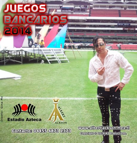 Albert Jackson en el Estadio Azteca.
