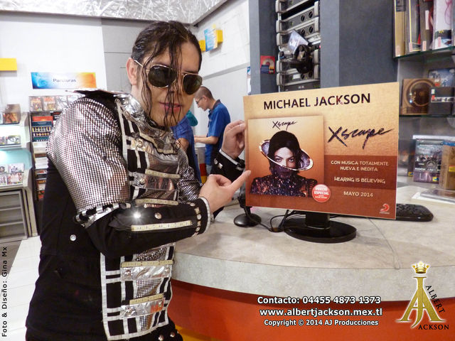 Albert Jackson, imagen para el lanzamiento del disco Xscape, de Michael Jackson.